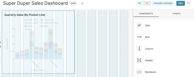 Superset Dashboards - Click and Drag for better positioning